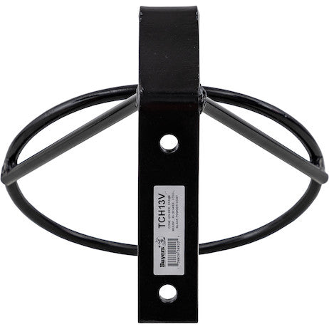 TCH13V 45 Degree Traffic Cone Holder, Black Powder Coated