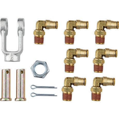 Tie Rod Style Cylinder Kit-Clevis Mount-1.0 Rod 8 Inch Stroke-with BAV020 Valve