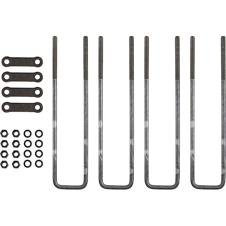 18 Inch Square Bend 5/8 Inch U-Bolt Kit-4 Sets