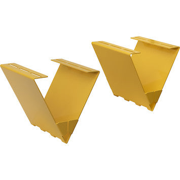 WCB184 - Underbody Wheel Chock Holder - Yellow Steel