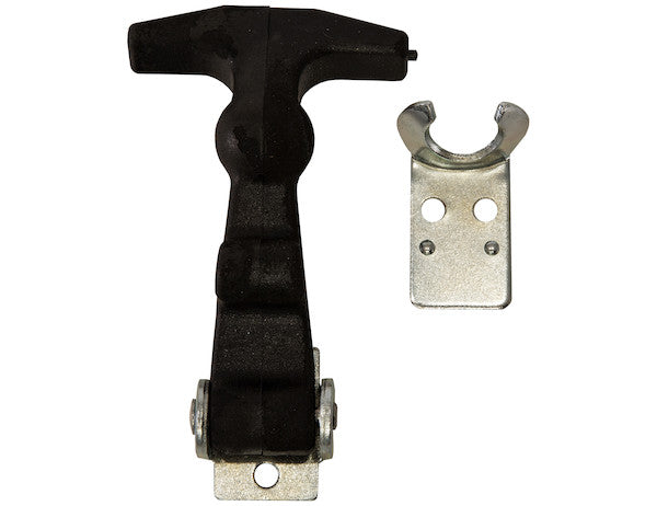4 Inch Easy Grip Rubber Hood Catch With Bracket