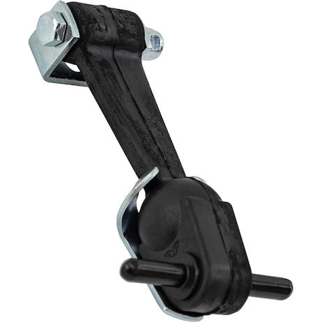 6 Inch Heavy-Duty Rubber Hood Catch - Includes Brackets and Pin-No Bumper
