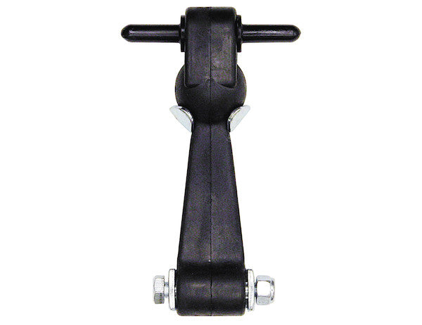 6 Inch Heavy-Duty Rubber Hood Catch - Includes Brackets and Pin-With Bumper
