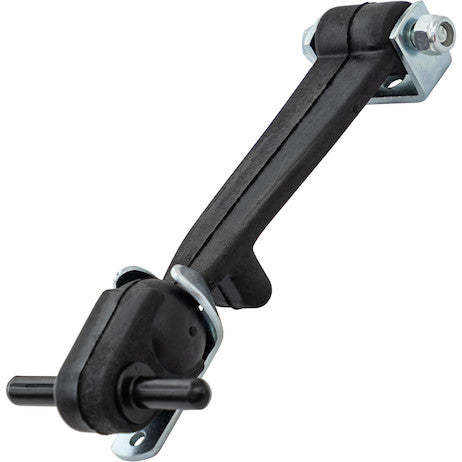 7-7/8 Inch Heavy-Duty Rubber Hood Catch - Includes Brackets and Pin-With Bumper