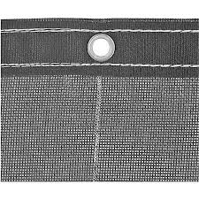 Heavy Duty Black Mesh Tarp 7 x 18 Foot