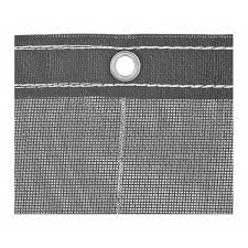 Heavy Duty Black Mesh Tarp 7-1/2 x 15 Foot