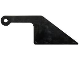 Tarp Tension Bow Catch Plate - Black Powder Coated Steel