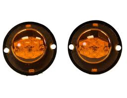15 Foot Amber Bolt-On Hidden Strobe Kits With In-Line Flashers With 6 LED