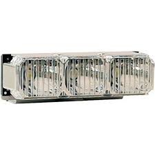 Amber Middle Strobe Reflector With 3 LED