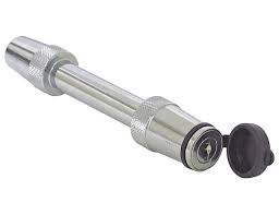 5/8 Inch Bone Style Locking Hitch Pin Assembly With Chrome Finish
