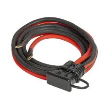 Replacement 7.5 Foot Battery-Side Booster Cables with Black Quick Connect