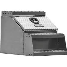 24x28x24 Inch Heavy Duty Diamond Tread Aluminum Step Box