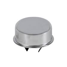 Chrome Heavy Duty Push-In Breather Cap For 1-1/2 Inch O.D. Tube