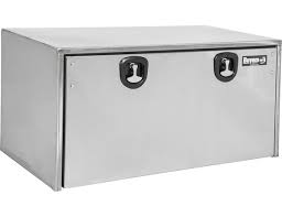 24x24x24 Stainless Steel Truck Box With Polished Stainless Steel Door