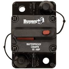 60 Amp Push-to-Trip Circuit Breaker