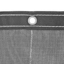 Heavy Duty Black Mesh Tarp 6 x 14 Foot