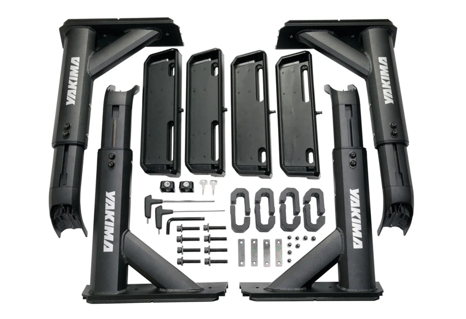 AX-514 - Truck Covers USA Yakima OverHaul HD Adjustable Cab-High Truck Bed Rack Uprights