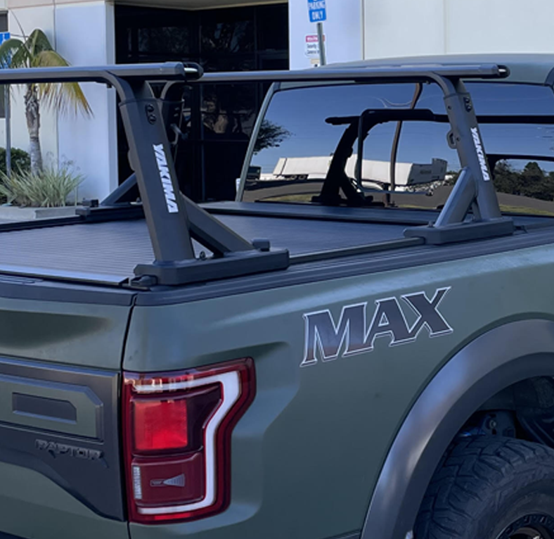 AX-514 - Truck Covers USA Yakima OverHaul HD Adjustable Cab-High Truck Bed Rack Uprights