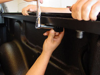 AX-600 - Truck Covers USA Toyota Tundra Deck Rail Drop-Down Bracket Kit (2007-2021 Tundra)
